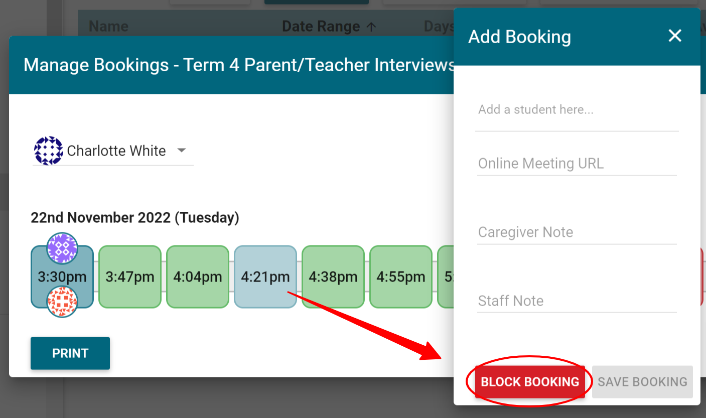 Managing a School Bookings Event as an Administrator Hero